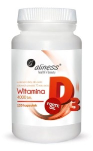 Aliness Witamina D3 Forte Oil 4000 j.m 120caps