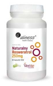 Naturalny Resweratrol 60kaps Aliness