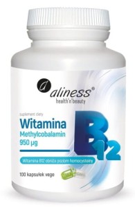 ALINESS Witamina B12 Methyl 950mcg 100kaps