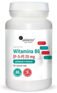ALINESS Witamina B6 25mg 100tabl
