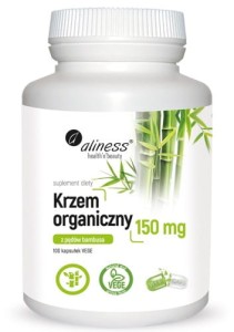 Krzem organiczny 150mg 100kaps Aliness
