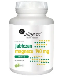 Aliness Jabłczan magnezu 140mg B6 100kaps