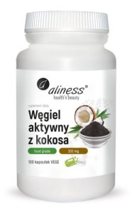 ALINESS Węgiel Altywny Z Kokosa 100kaps