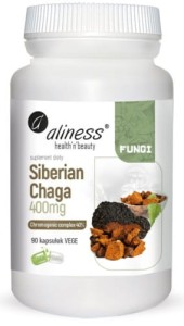 Aliness Siberian Chaga extrakt 400mg.90kaps.
