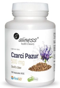 Aliness Czarci Pazur 500mg. 100kaps.