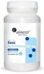 Aliness Kwas Hialuronowy 150mg 100talb