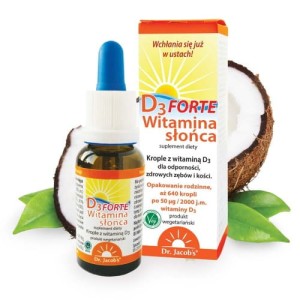 Witamina D3 Forte krople 20ml Dr Jacobs