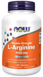 NOW FOODS L-Arginine 1000mg 120 tabletek