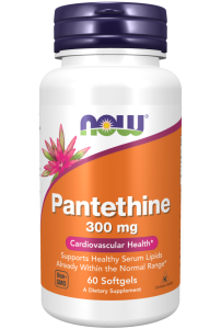 NOW FOODS Pantethine 300mg 60 softgels