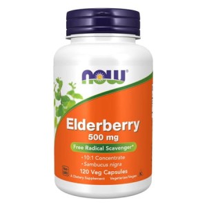 NOW FOODS Elderberry Czarny bez 120kaps