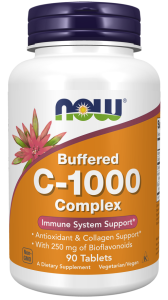 NOW FOOD Witamina C-1000 Complex Buffer. 250mg. 90