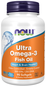 NOW FOODS Omega 3 Enteric 90kaps