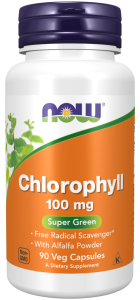 NOW FOODS Chlorophyll 100mg 90 vcaps