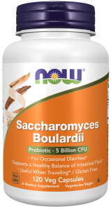 NOW FOODS Saccharomyces Boulardii 120kaps.
