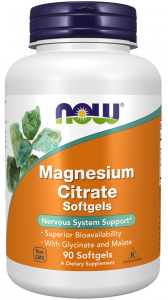 Magnez Cytrynian 90kaps NOW FOODS
