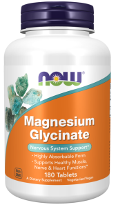 NOW Magnez diglicynian 100mg 180tabl