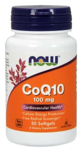 Koenzym Q10 100mg 50kaps NOW FOODS