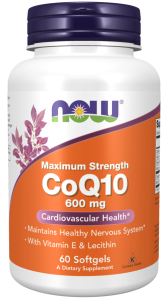 Koenzym Q10 600mg. 60kaps. NOW FOODS