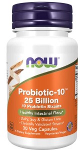 NOW FOODS Probiotic-10 25 Billion 30veg caps