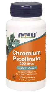 Now Foods Chrom pikolinian 200mcg 100kaps