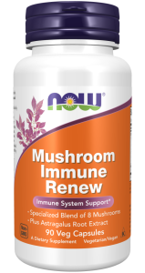 Mushroom Immune Renew 90kaps NOW FOODS