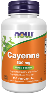 NOW FOODS Cayenne 500mg 100caps