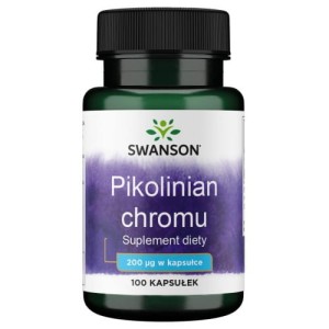 Chrom pikolinian 200mcg 100kaps Swanson