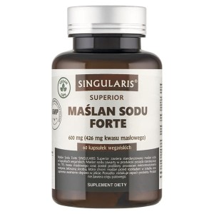 SINGULARIS Maślan sodu forte 600mg 60kaps