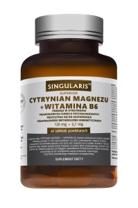 SINGULARIS Magnez cytrynian + B6 60tabl