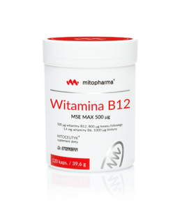 Dr Enzmann Witamina B12 Max 500ug MSE 120kaps