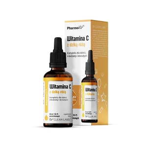 WITAMINA C Z DZIKĄ RÓŻĄ B/G KROPLE 30ml PHARMOVIT
