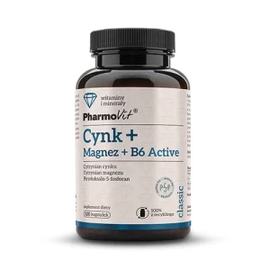 Pharmovit Cynk Magnez B6 120kaps