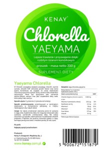 Chlorella proszek Kenay 200g