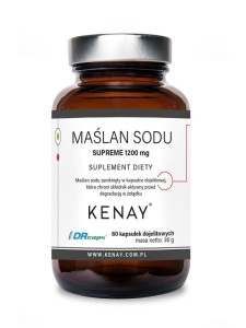 KENAY Maślan Sodu SUPREME 1200mg. 60kaps.
