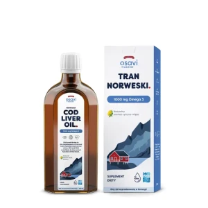 Tran Norweski 1000mg Cytryna 250ml. Osavi