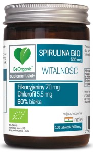 BeOrganic Spirulina bio 500mg 100tabl