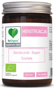 BeOrganic Tabletki menstruacja 100szt