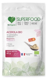 BeOrganic Acerola bio w proszku 42g
