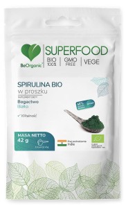 BeOrganic Spirulina bio w proszku 42g