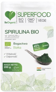 BeOrganic Spirulina bio w proszku 200g