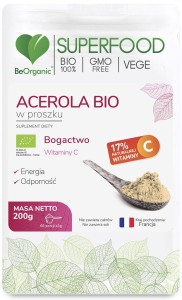 BeOrganic Acerola bio w proszku 200g