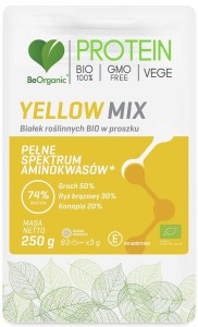 BeOrganic YellowMIX białek roślinych 250g
