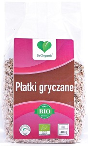 BeOrganic Płatki gryczane 300g