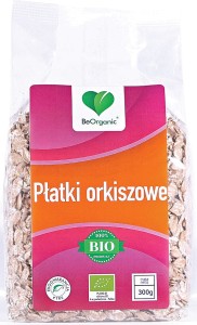 BeOrganic Płatki orkiszowe 300g