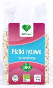 BeOrganic Płatki ryżowe 300g
