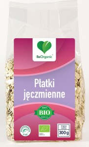 BeOrganic Płatki jęczmienne 300g