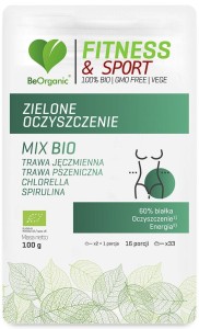BeOrganic Zielone oczyszczenie bio 100g