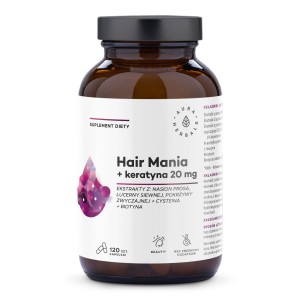 Aura Herbals Hair+Keratyna 20mg. 120kaps.