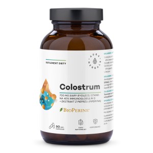 Colostrum 700mg+ BioPerine 90kaps AURA HERBALS