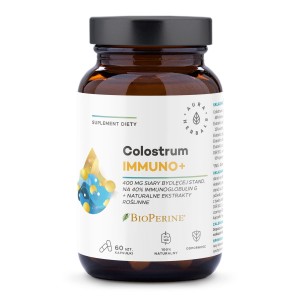Colostrum Immuno+BioPerine 60kaps AURA HERBALS